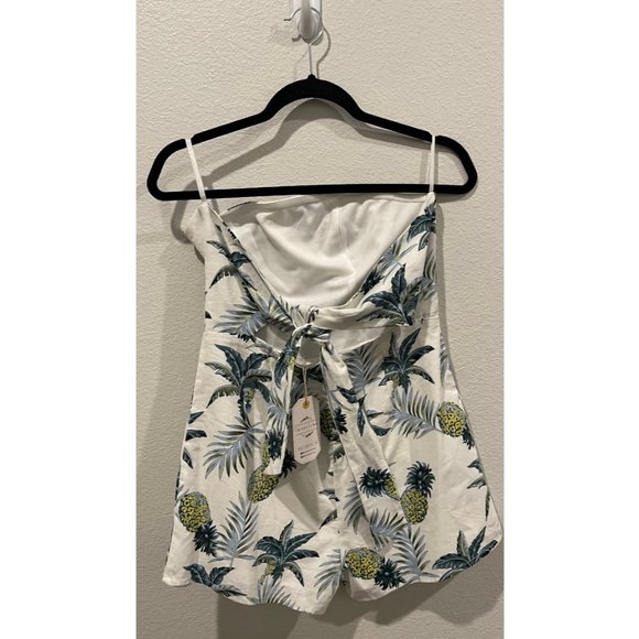 LOVERICHE White Romper with Pineapples - Picture 7 of 7